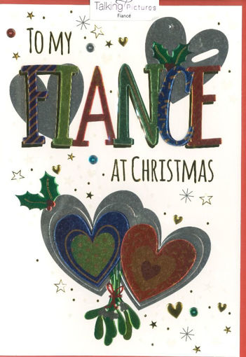 Picture of TO MY FIANCE AT CHRISTMAS TIME CARD
